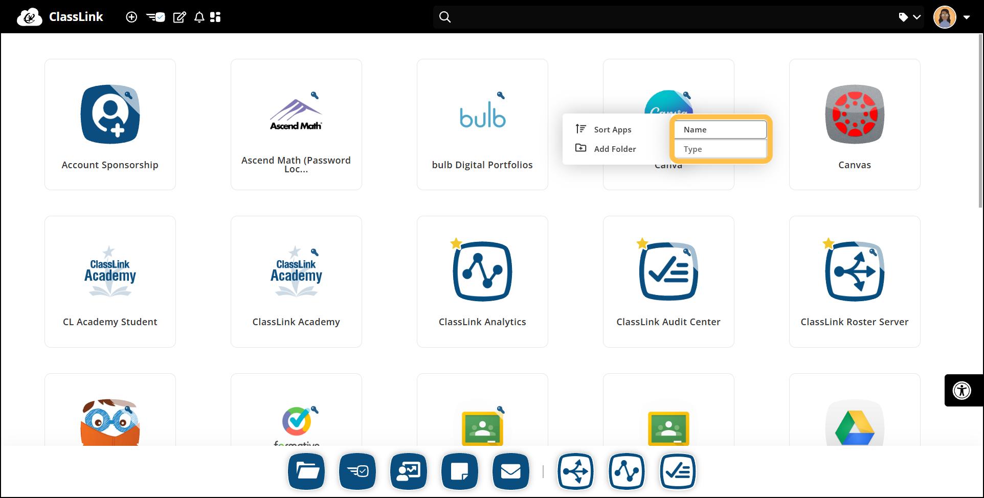 Primary Theme: Sort apps on the LaunchPad home page