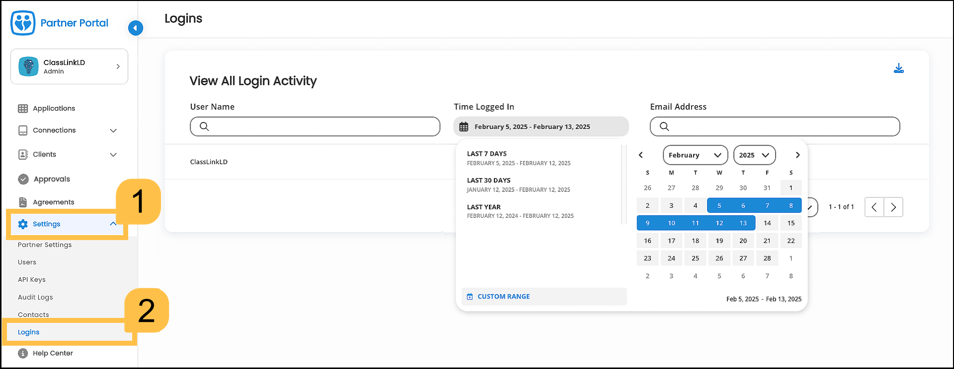 Manage Account Details and Data in Settings