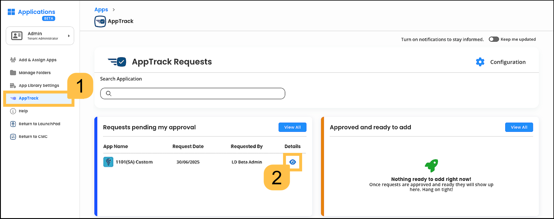 AppTrack Approver Workflow