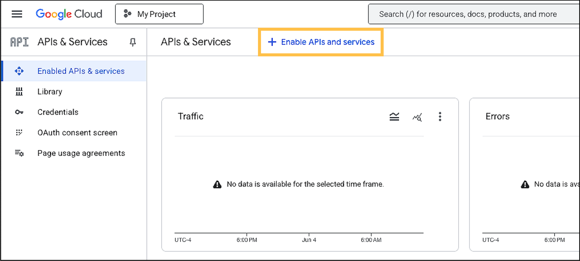 OneSync Destination Authorization & API Registration—Google Services ...