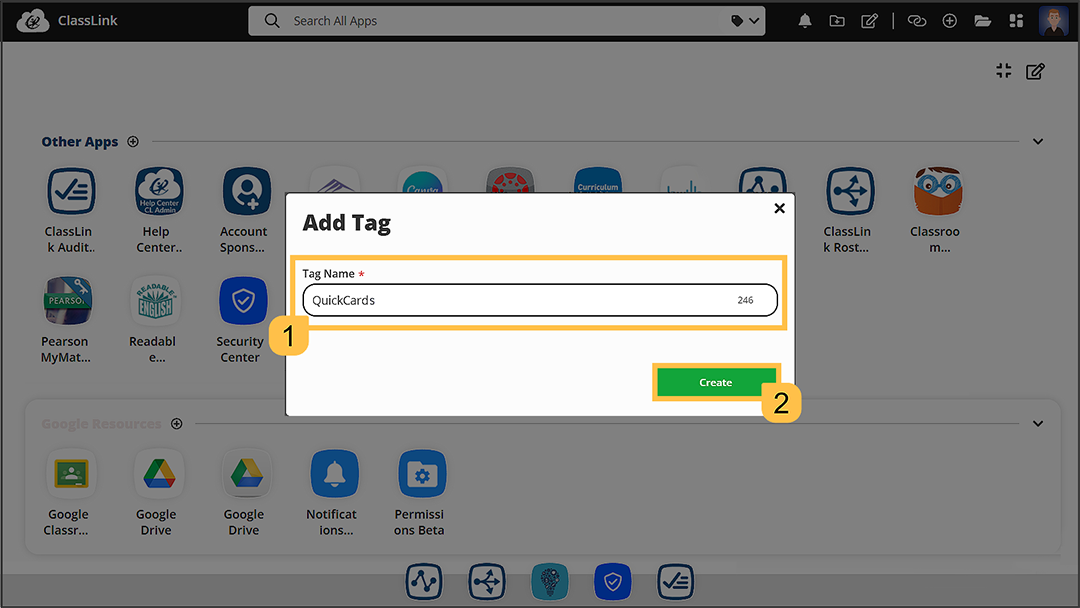 Dynamic Theme: Search, Filter, and Add Apps