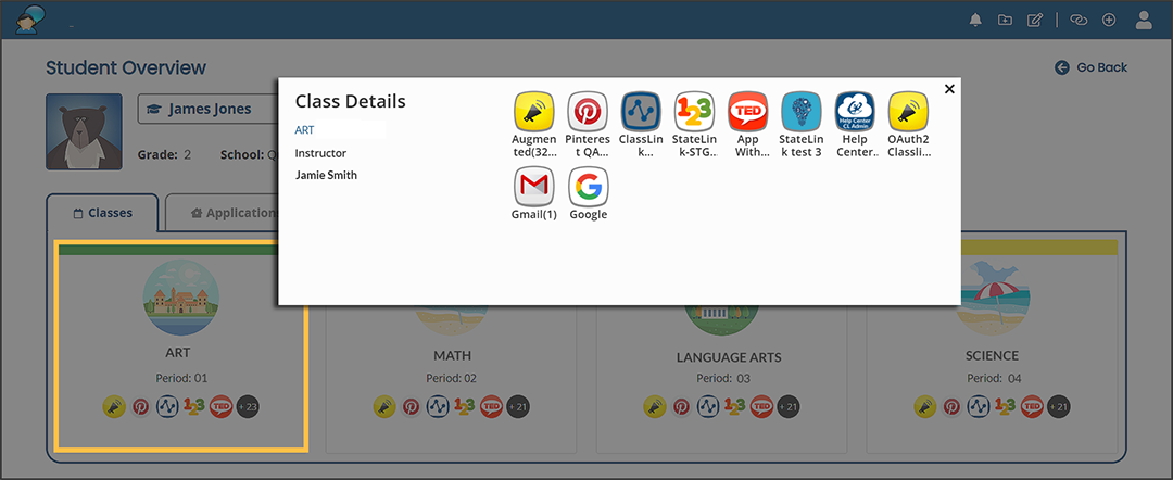 Parent Portal: Student Overview