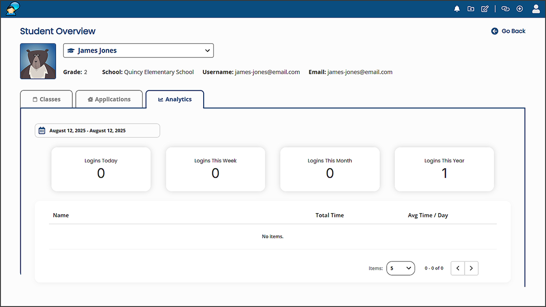 Parent Portal: Student Overview