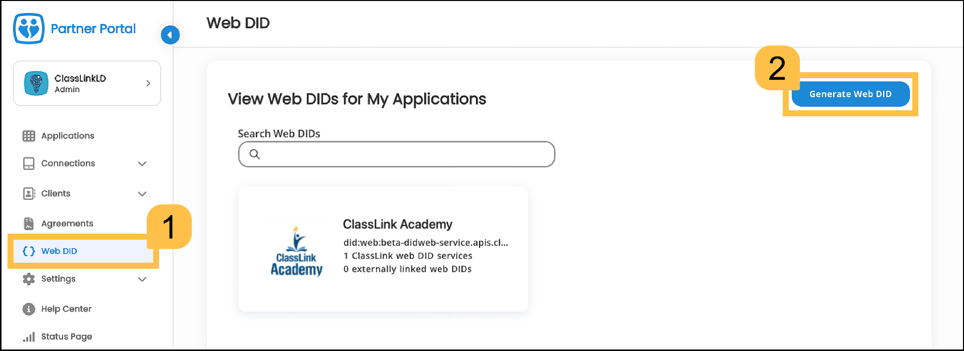 Generate and Manage Web DIDs