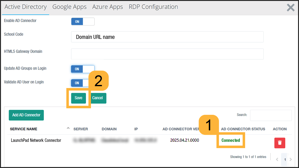 AD Integration—Part 4: Configure ClassLink AD Connector and CMC